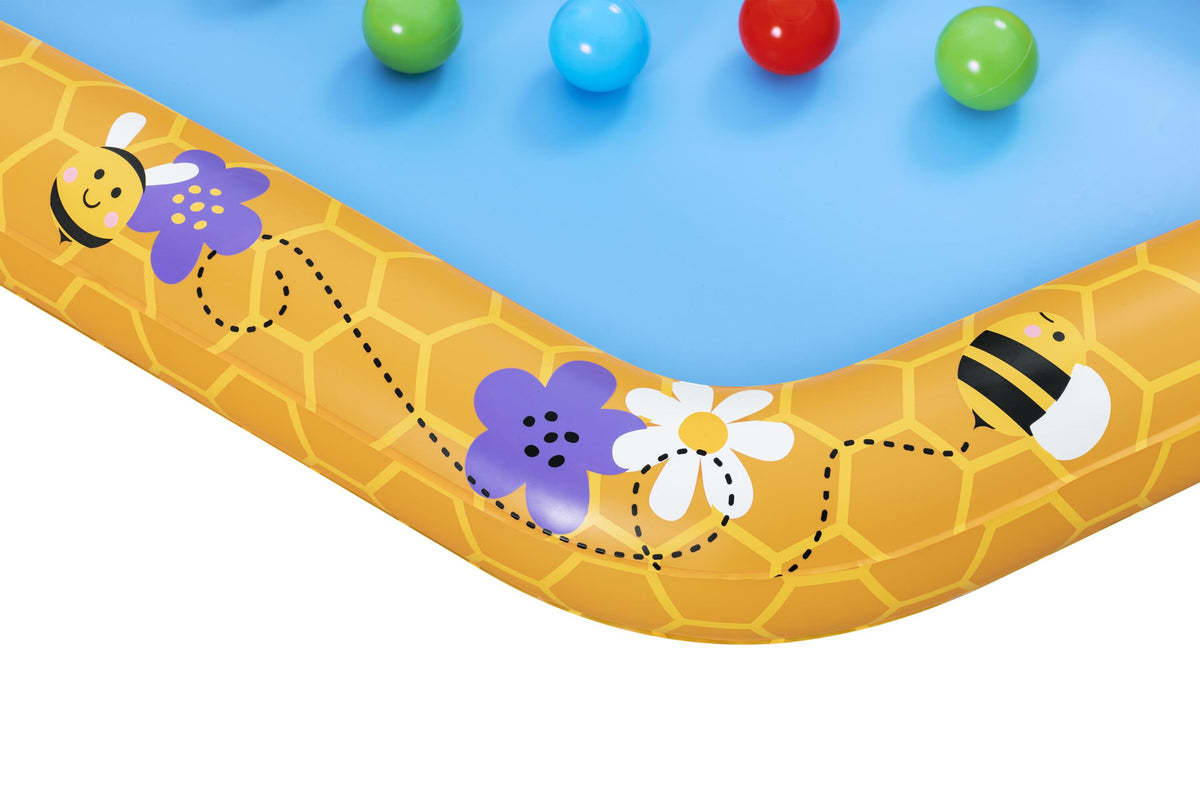 Bestway Lil Beehive Pool & Ball Pit 127x119 cm 2-in-1 Toddler Water & Ball Play