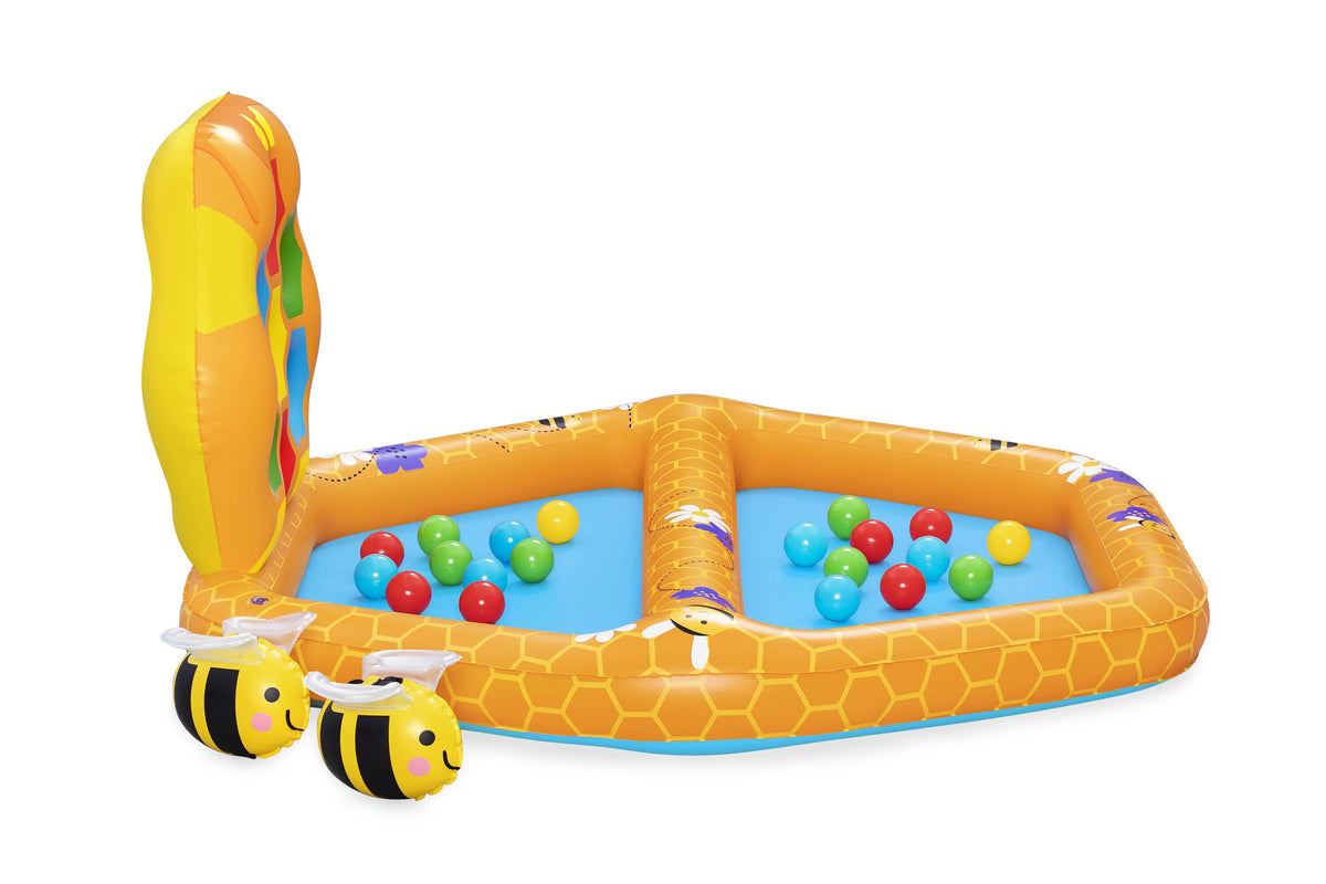 Bestway Lil Beehive Pool & Ball Pit 127x119 cm 2-in-1 Toddler Water & Ball Play