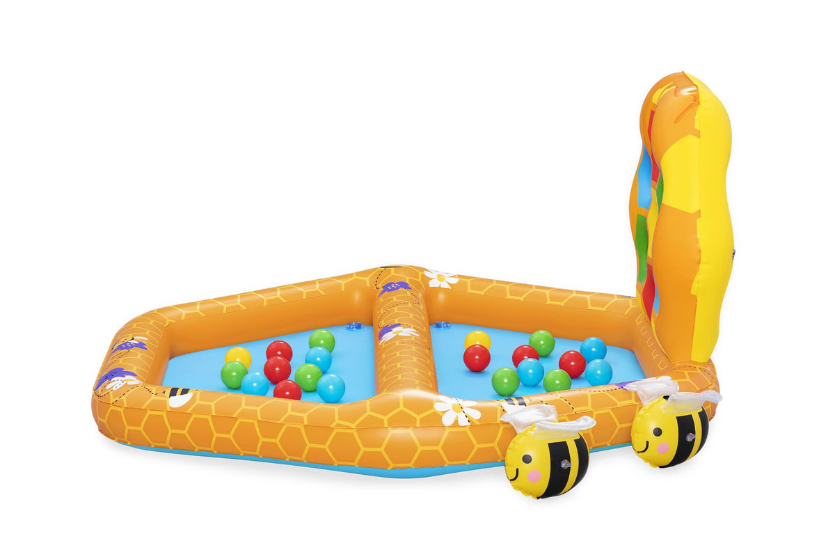 Bestway Lil Beehive Pool & Ball Pit 127x119 cm 2-in-1 Toddler Water & Ball Play