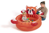 Bestway Playful Red Panda Ball Pit Inflatable Kids Toy with 50 Play Balls