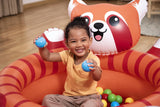 Bestway Playful Red Panda Ball Pit Inflatable Kids Toy with 50 Play Balls