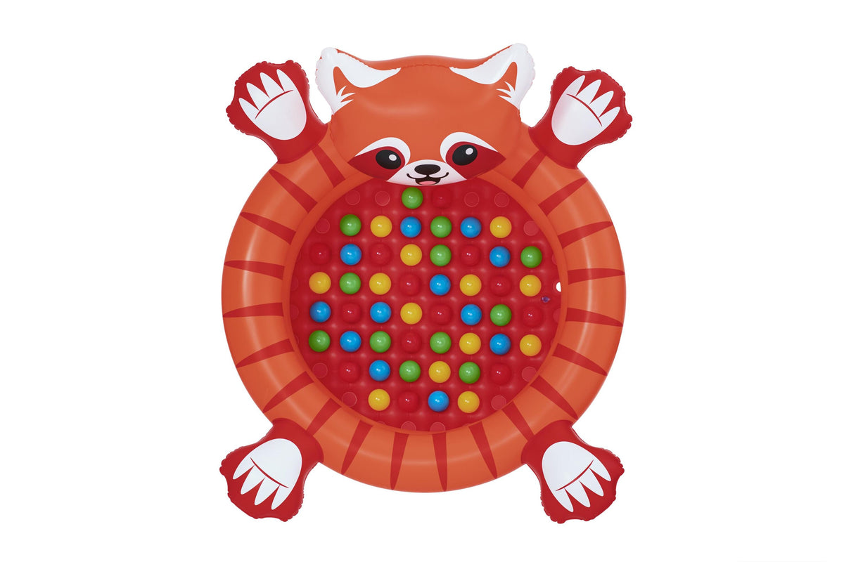Bestway Playful Red Panda Ball Pit Inflatable Kids Toy with 50 Play Balls