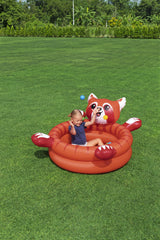 Bestway Playful Red Panda Ball Pit Inflatable Kids Toy with 50 Play Balls