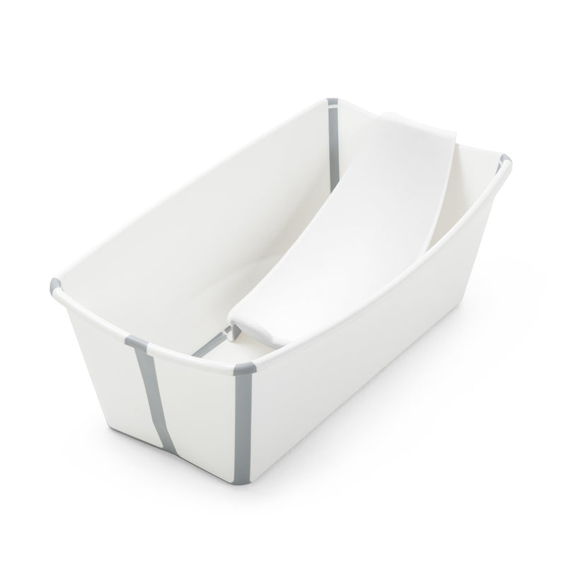 Stokke Flexi Bath White + Newborn Support & Flexi Bath Bundle