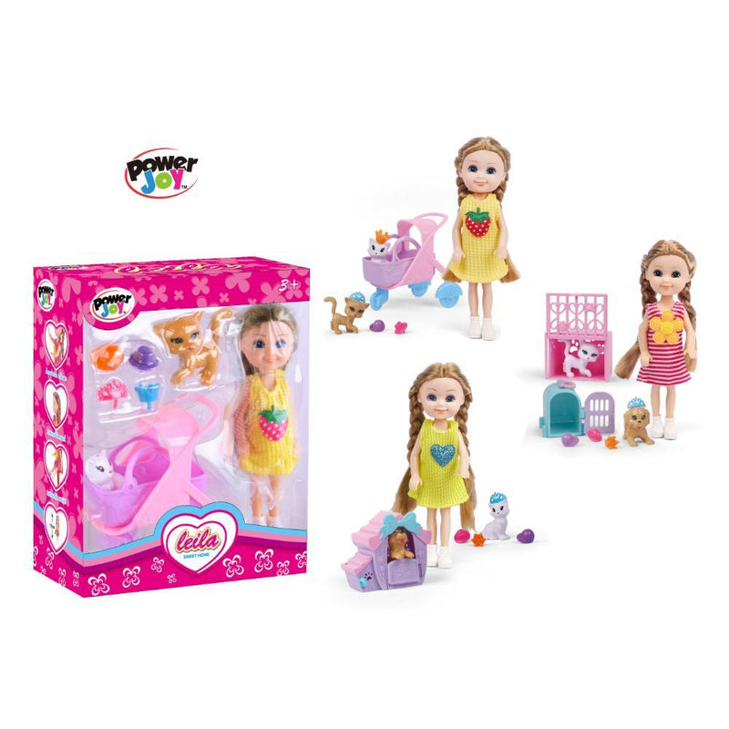 Power Joy Leila Sweet Home 15cm Doll Assortment - Sold Per Piece