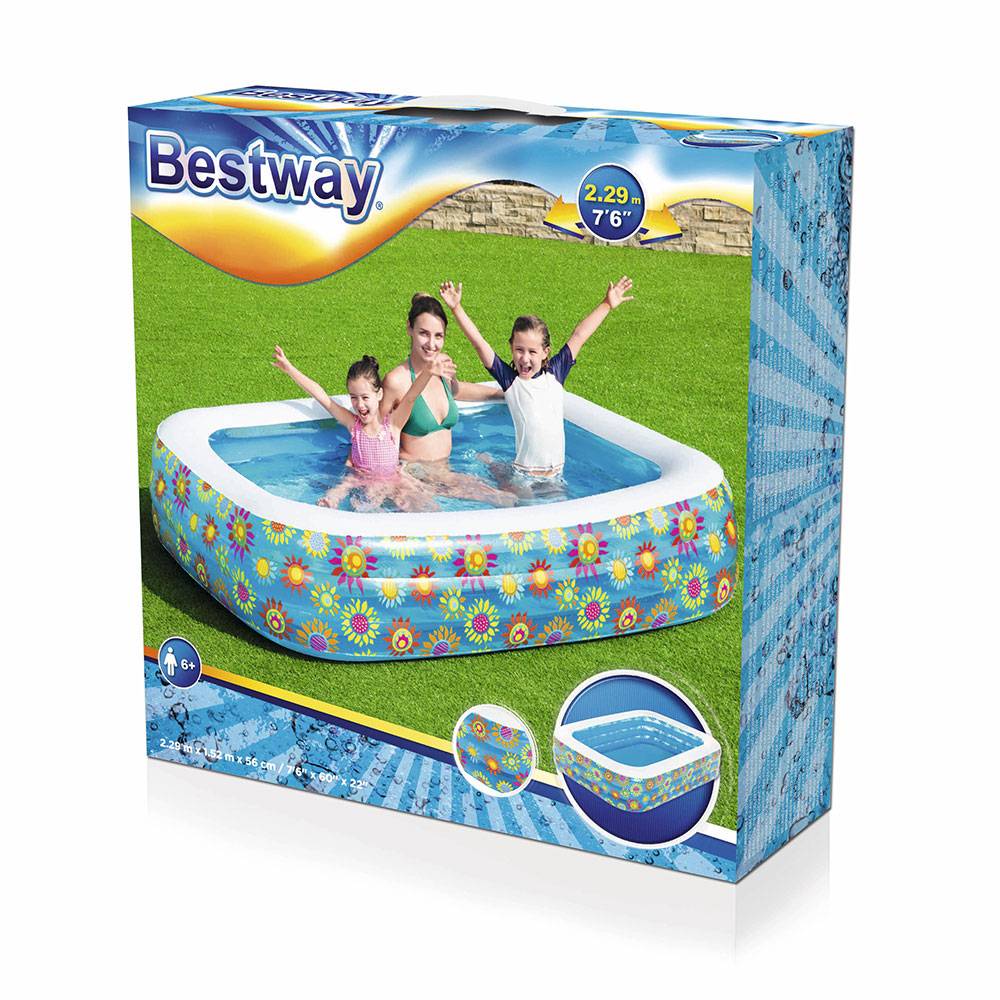 Bestway Pool Happy Flora Kids 229x152x56cm