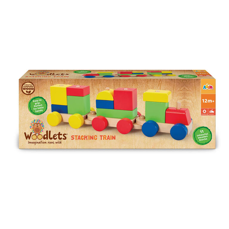 ADDO Woodlets Stacking Wooden Trains