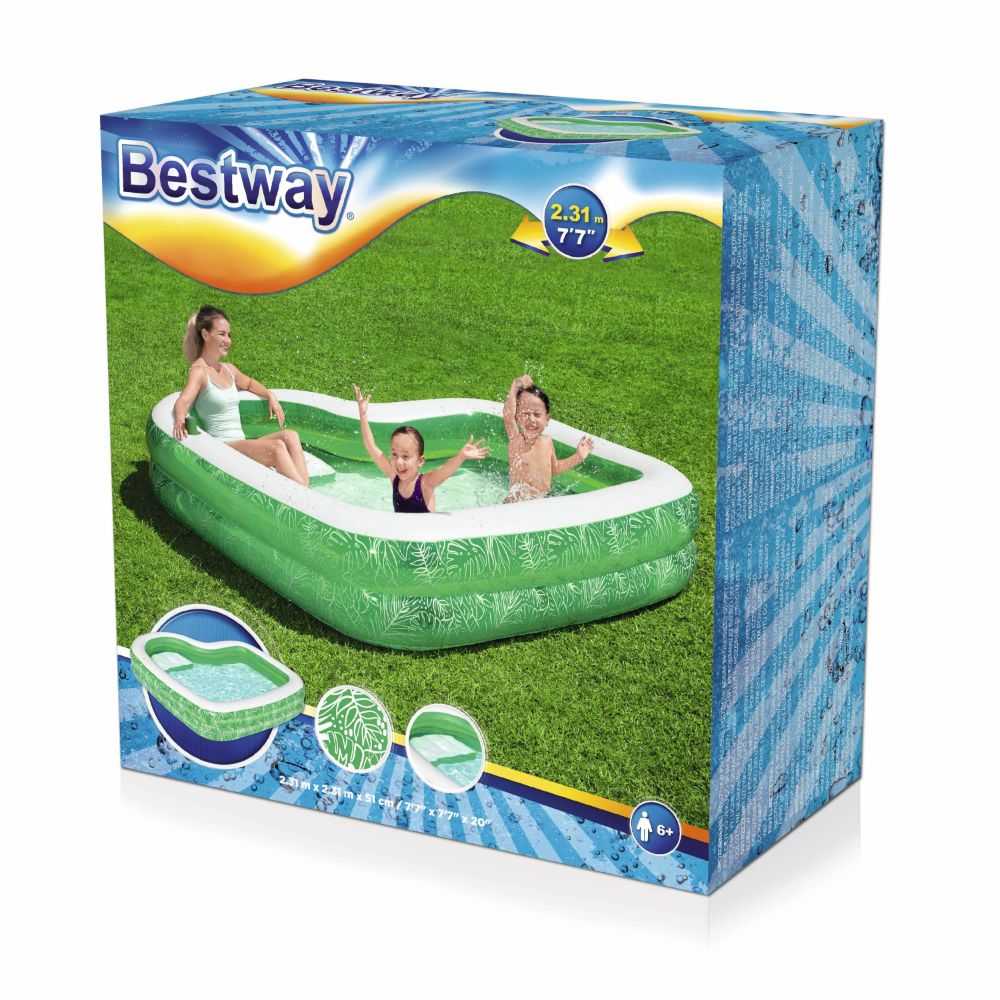Bestway Family Pool Tropical 231X231X51