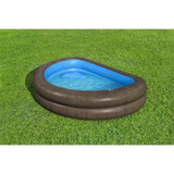 Bestway TruPrint Wicker 2.31 Inflatable Family Pool