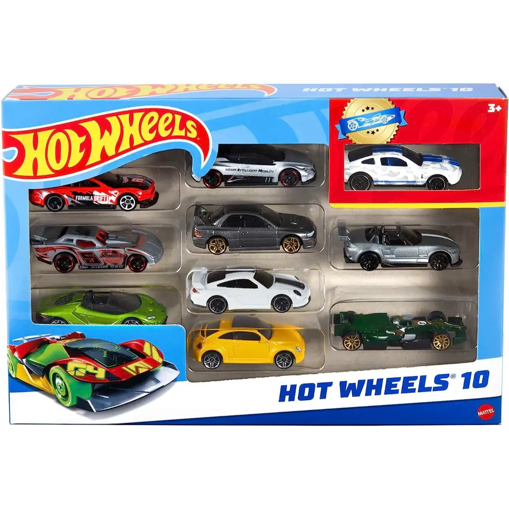 Hotwheels Basic Car 10 Pack Asst