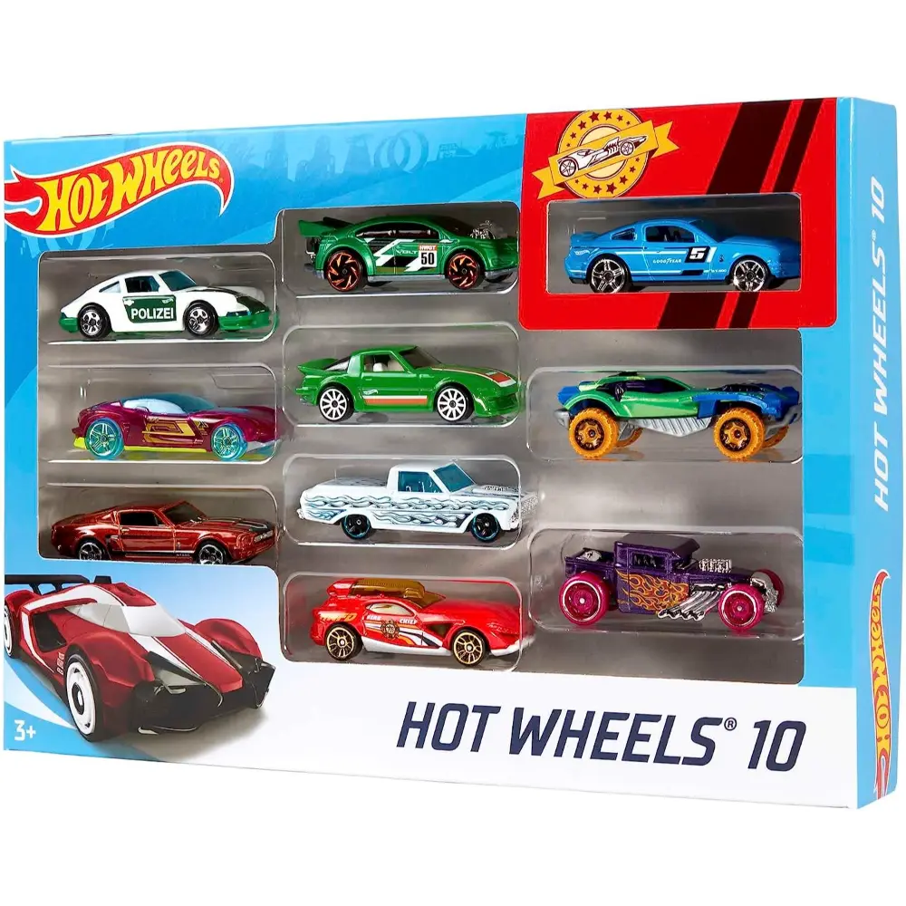 Hotwheels Basic Car 10 Pack Asst