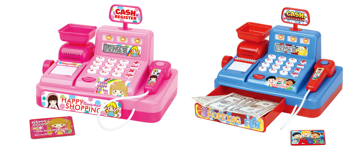 Power Joy Yumyum Cash Register XS Battery Operated Assortment
