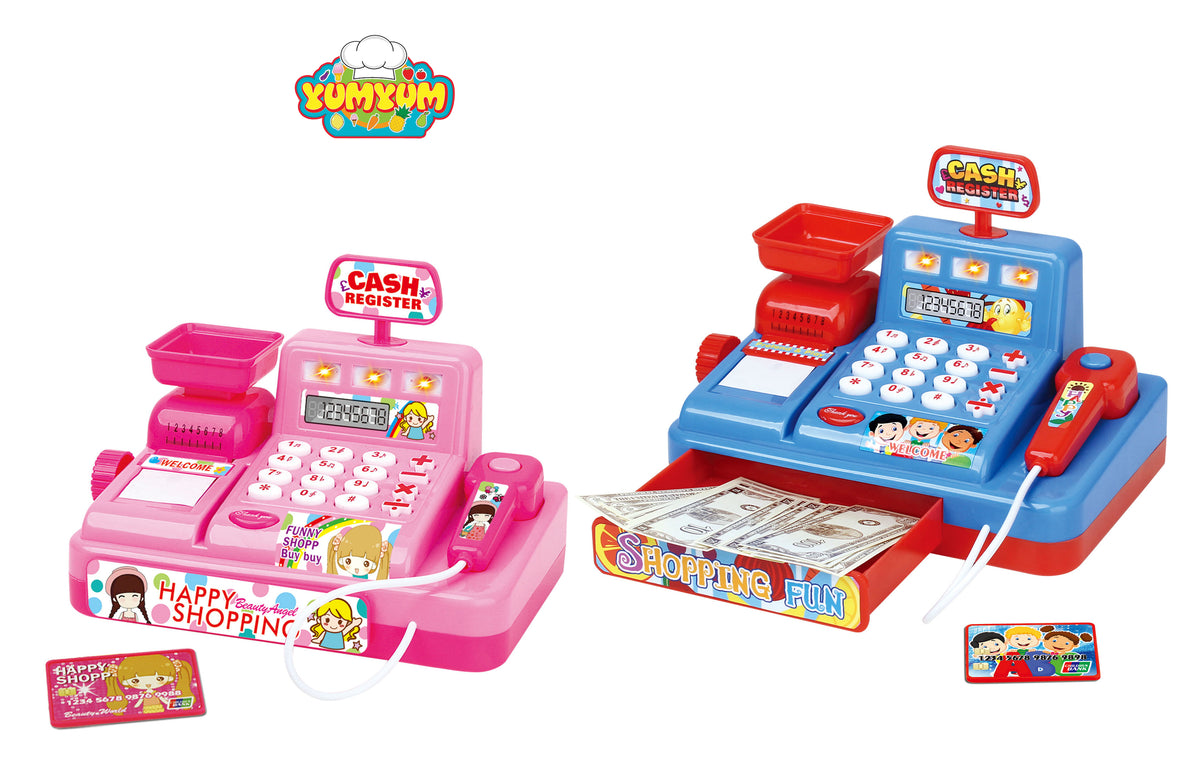 Power Joy Yumyum Cash Register XS Battery Operated Assortment