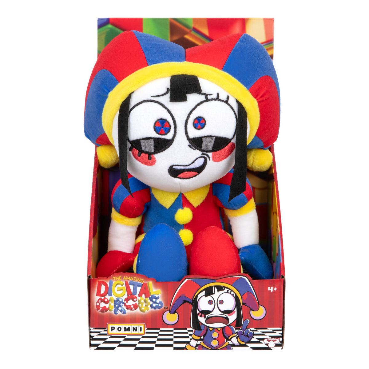 Amazing Digital Circus Pomni Large Plush Toy Soft Huggable Character Doll for Kids & Collectors