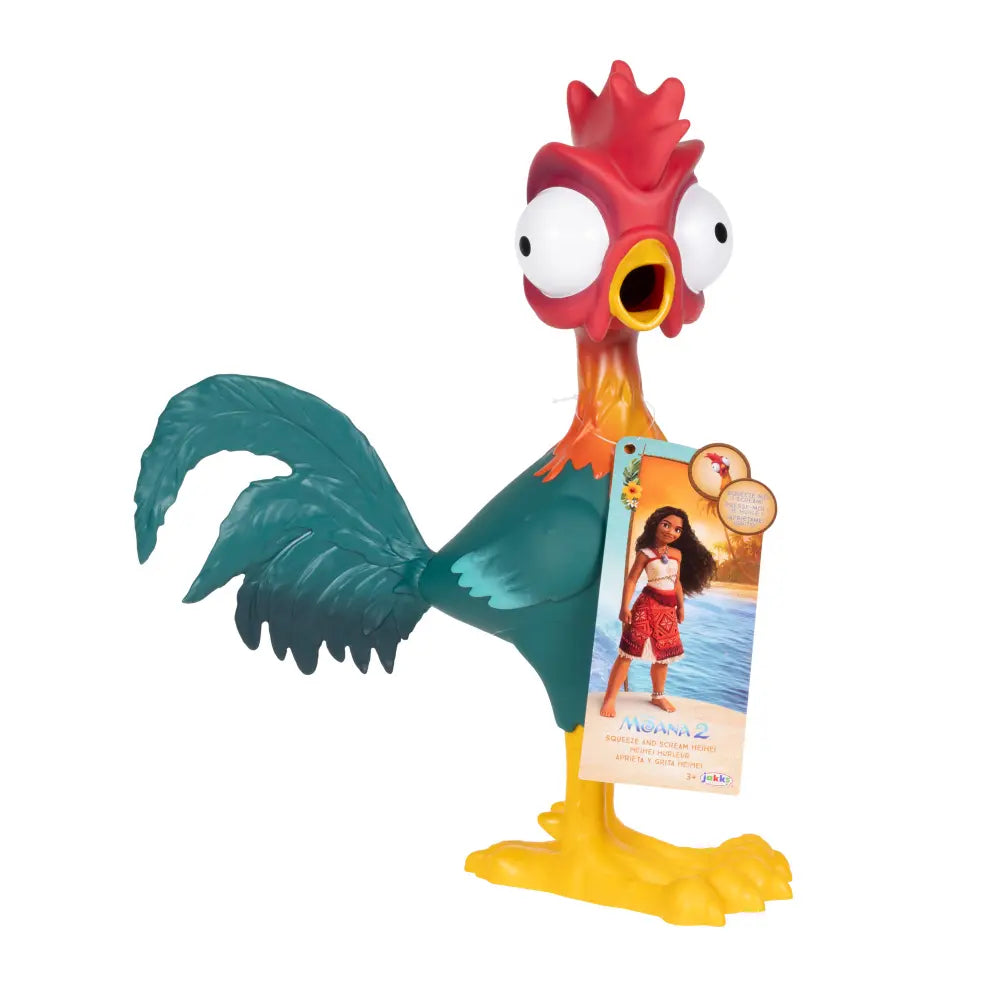 Moana 2 Squeeze Scream Hei Hei 12"