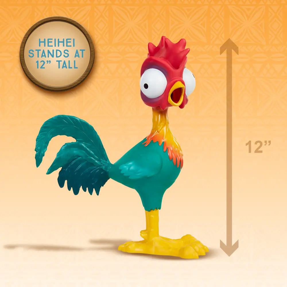 Moana 2 Squeeze Scream Hei Hei 12"