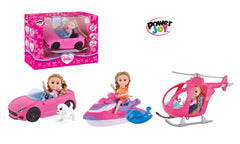 Power Joy Leila  Sparkle Explorer With Doll 15cm Assortment