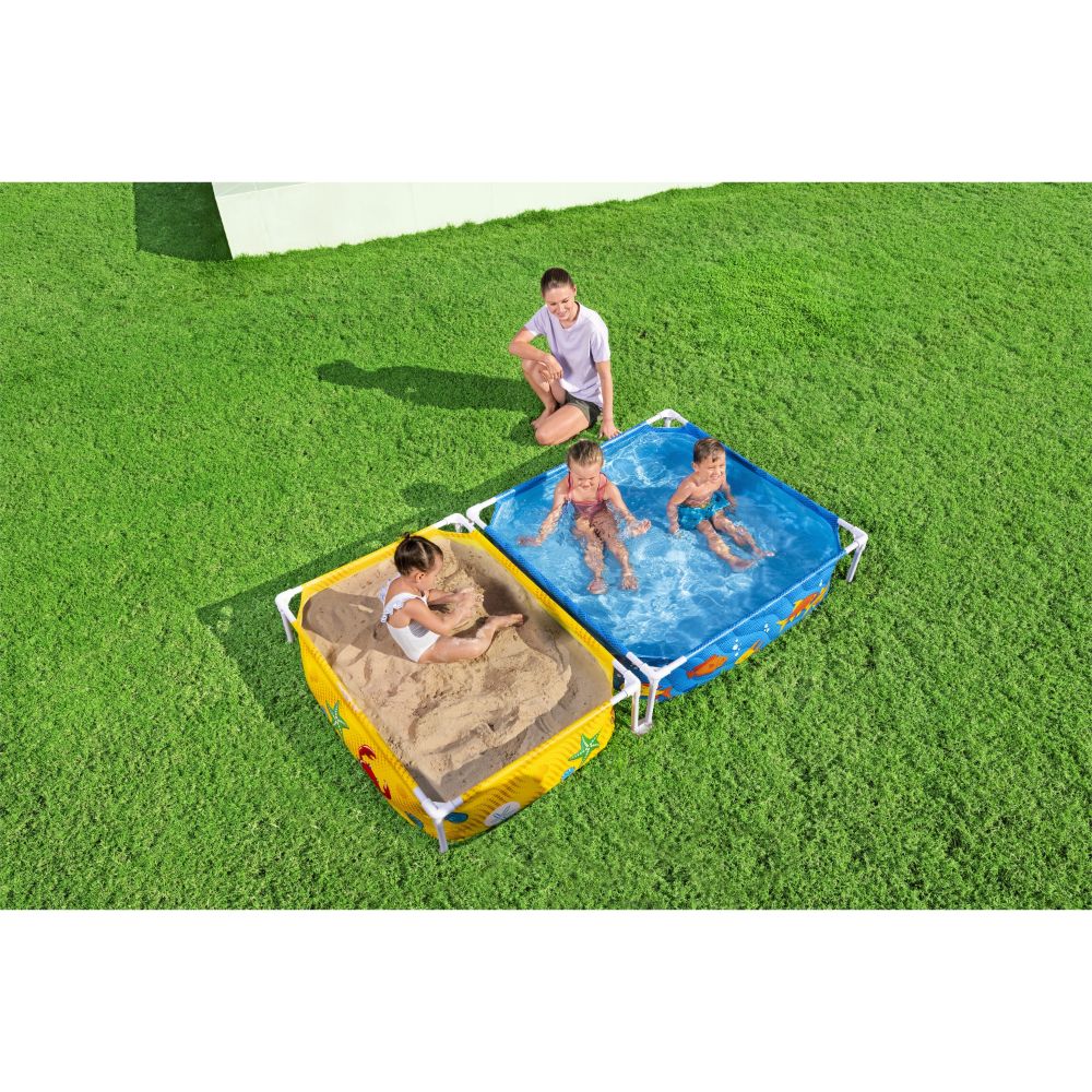 Bestway My First Frame Above Ground Pool and Sand Pit Combo