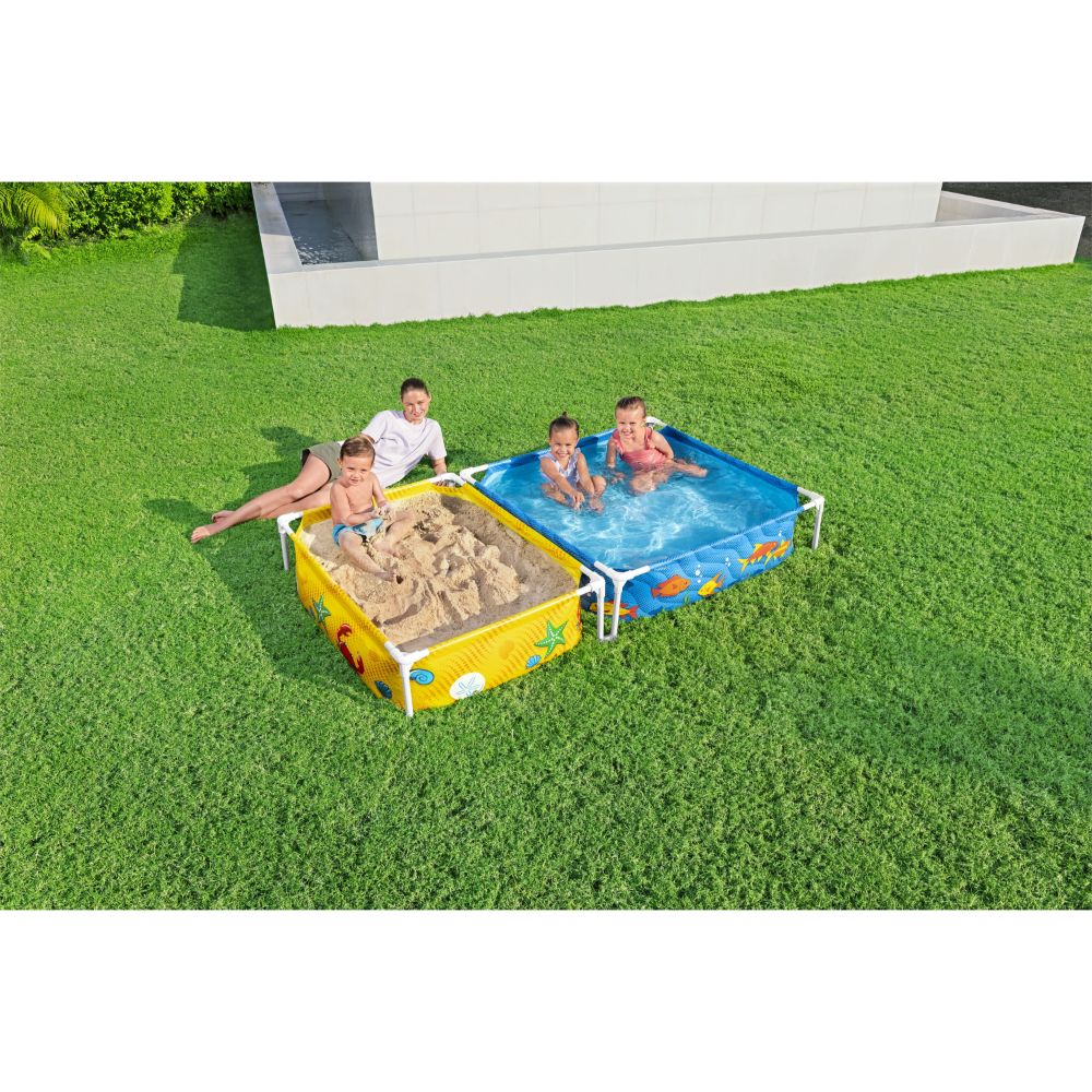 Bestway My First Frame Above Ground Pool and Sand Pit Combo