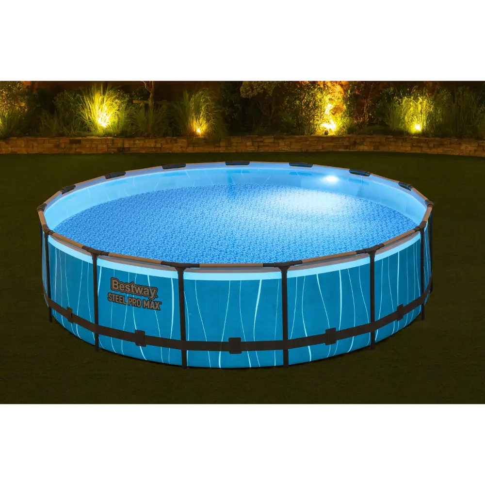 Bestway Steel Pro MAX LED Above Ground Pool Set - 457x107cm