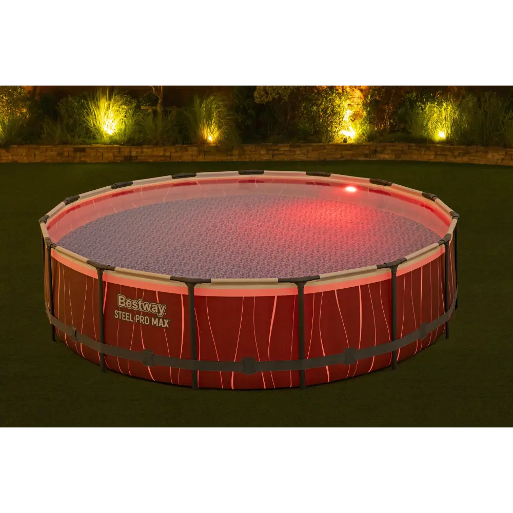 Bestway Steel Pro MAX LED Above Ground Pool Set - 457x107cm