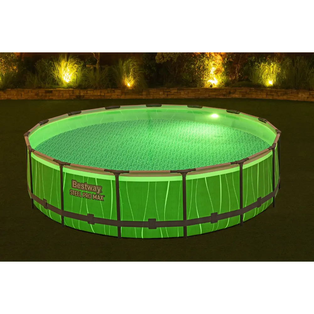 Bestway Steel Pro MAX LED Above Ground Pool Set - 457x107cm