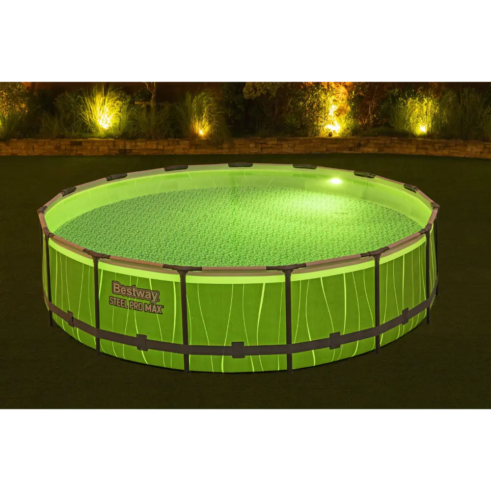 Bestway Steel Pro MAX LED Above Ground Pool Set - 457x107cm