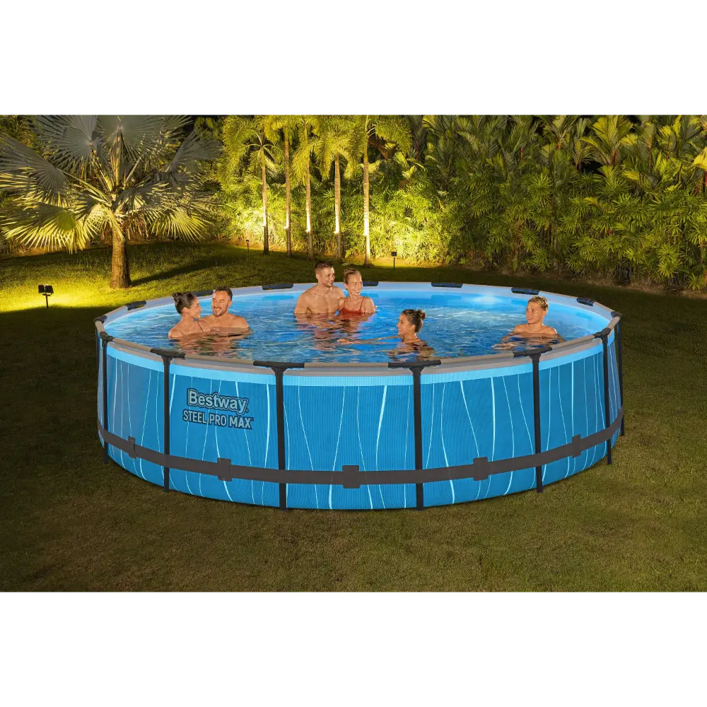Bestway Poolset Steelpro Max Led 457X107cm