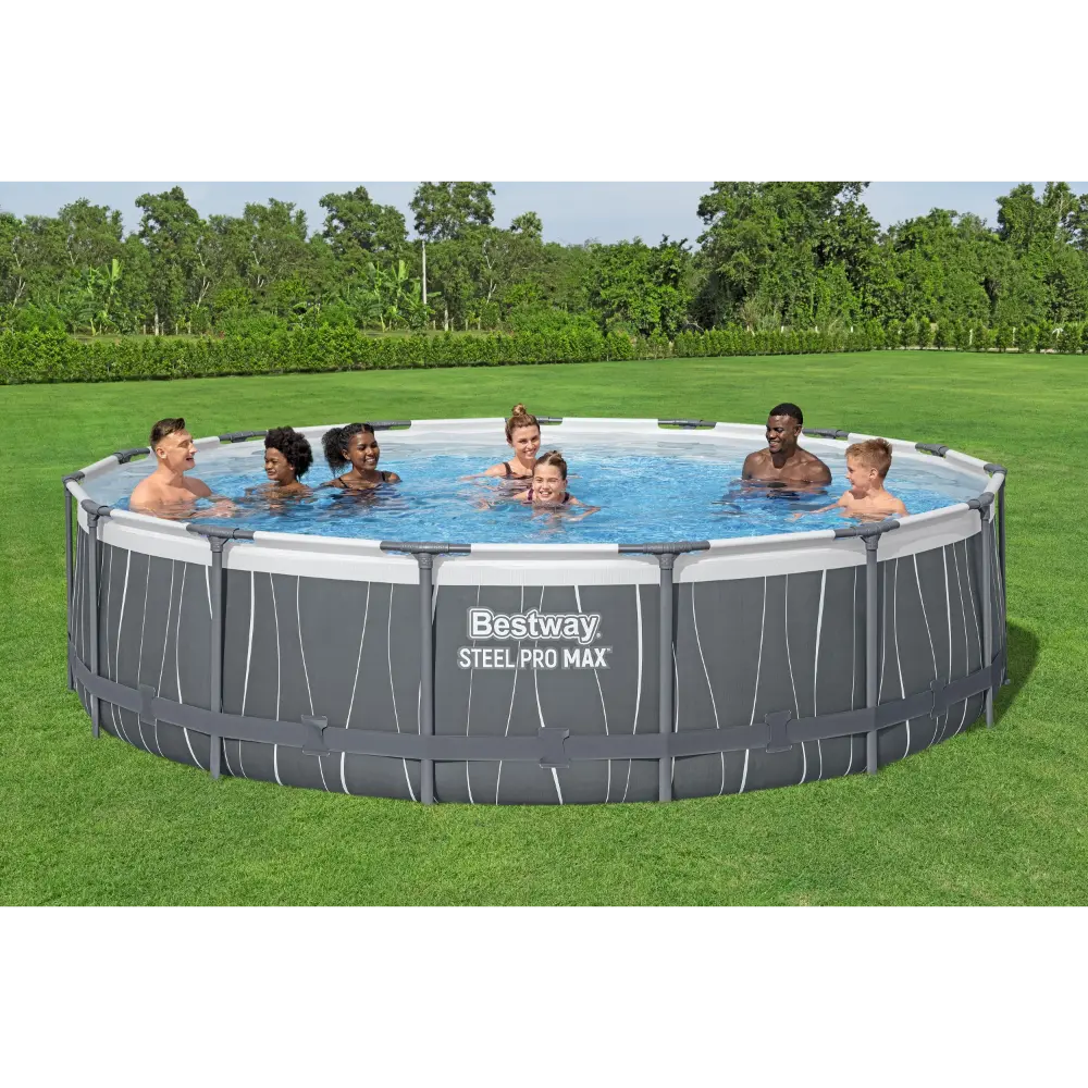 Bestway Steel Pro MAX LED Above Ground Pool Set - 457x107cm