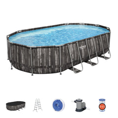 Bestway Poolset Powersteel Oval 610X366X122
