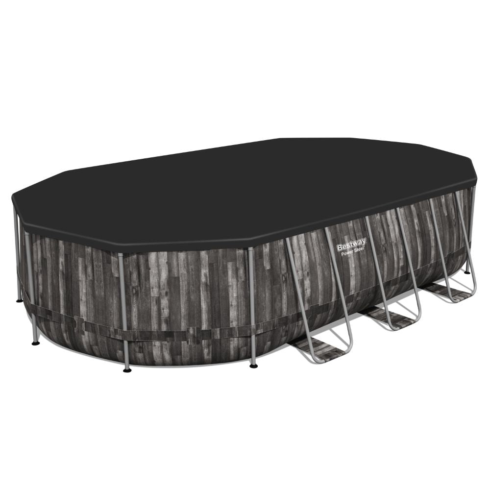 Bestway Poolset Powersteel Oval 610X366X122