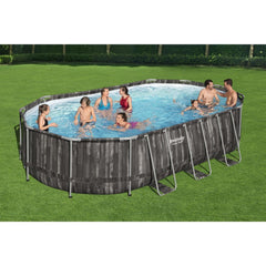 Bestway Poolset Powersteel Oval 610X366X122