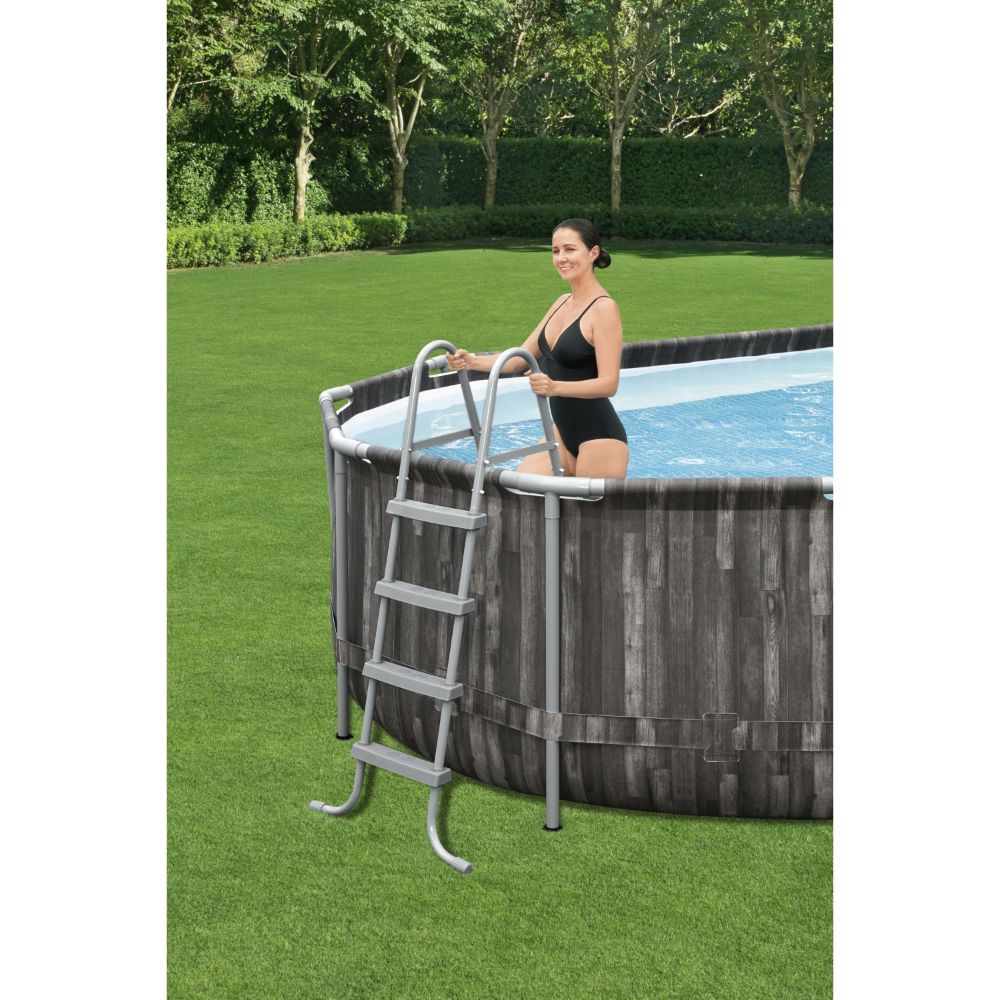 Bestway Poolset Powersteel Oval 610X366X122