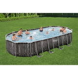 Bestway Power Steel Oval Above Ground Pool Set - 732x366x122cm
