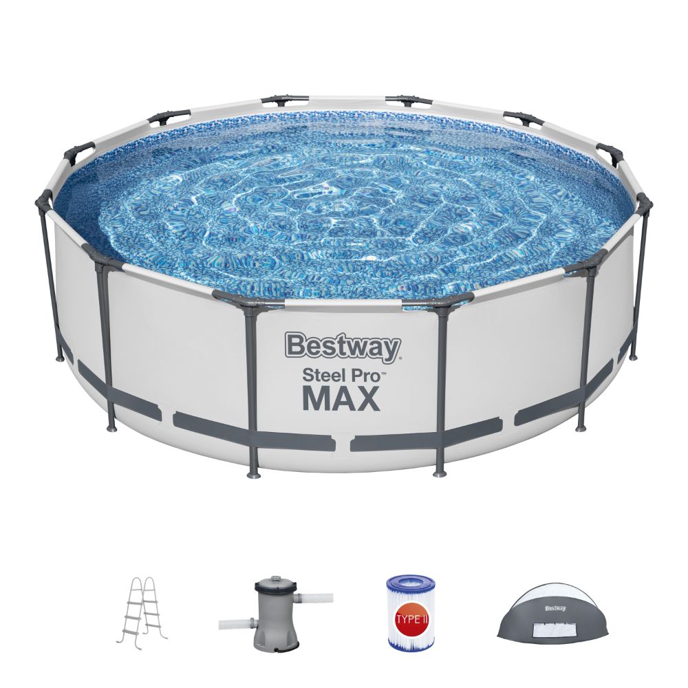 Bestway Steel Pro MAX 3.66 m x 1.00 m Pool Set with Enclosure