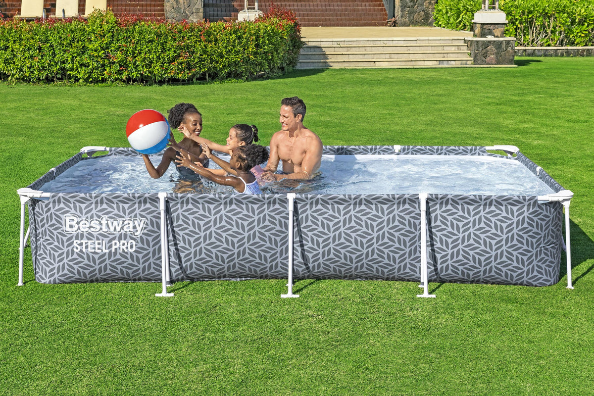 Bestway Steel Pro Rectangular Frame Pool - 366x201x66cm
