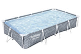 Bestway Steel Pro Rectangular Frame Pool - 366x201x66cm