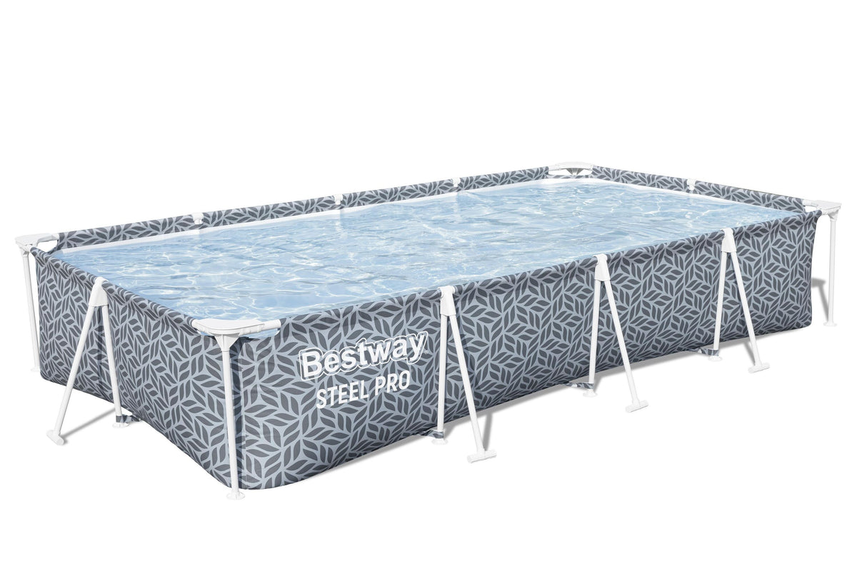 Bestway Steel Pro Rectangular Frame Pool - 366x201x66cm