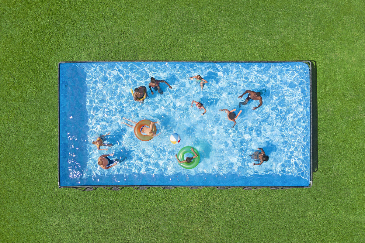 Bestway Power Steel APX 365 Rectangular Above Ground Pool Set - 956x488x132cm