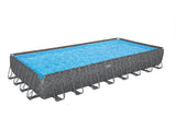 Bestway Power Steel APX 365 Rectangular Above Ground Pool Set - 956x488x132cm