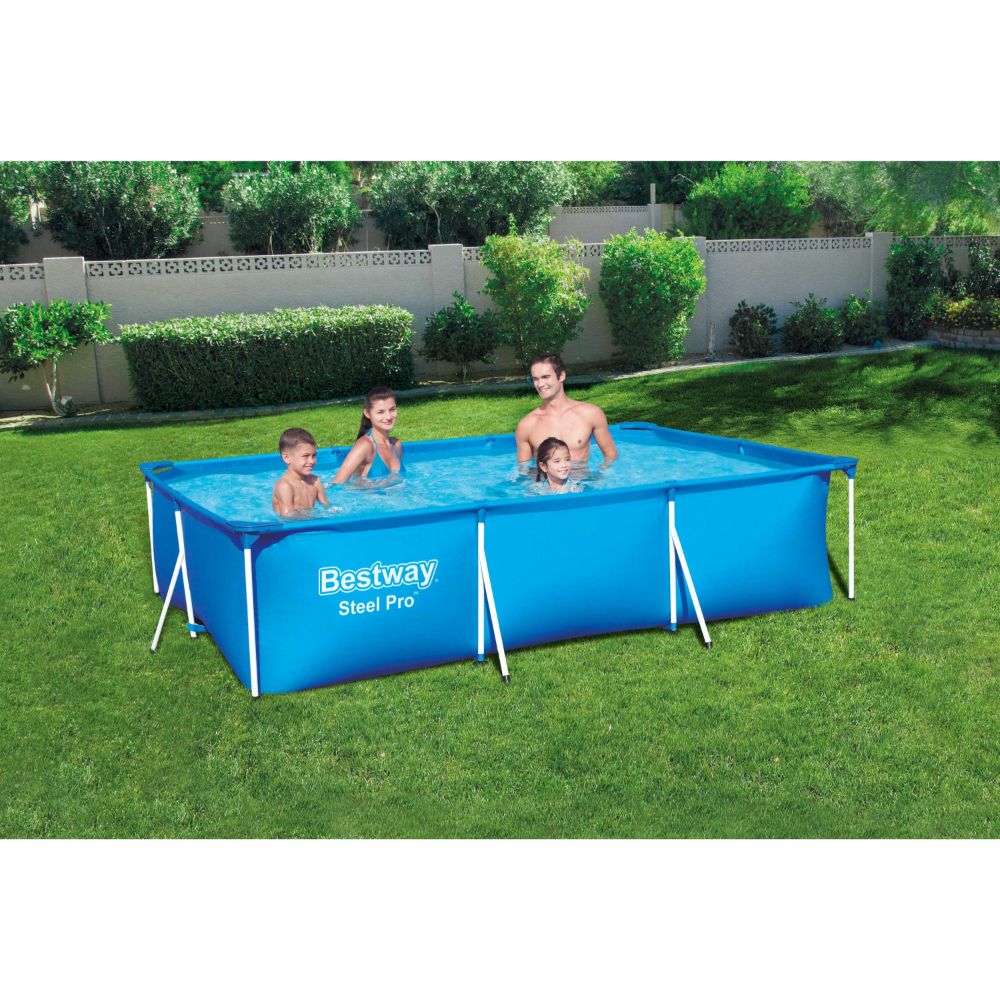 Bestway Steel Pro Rectangular Above Ground Pool - 300x201x66cm