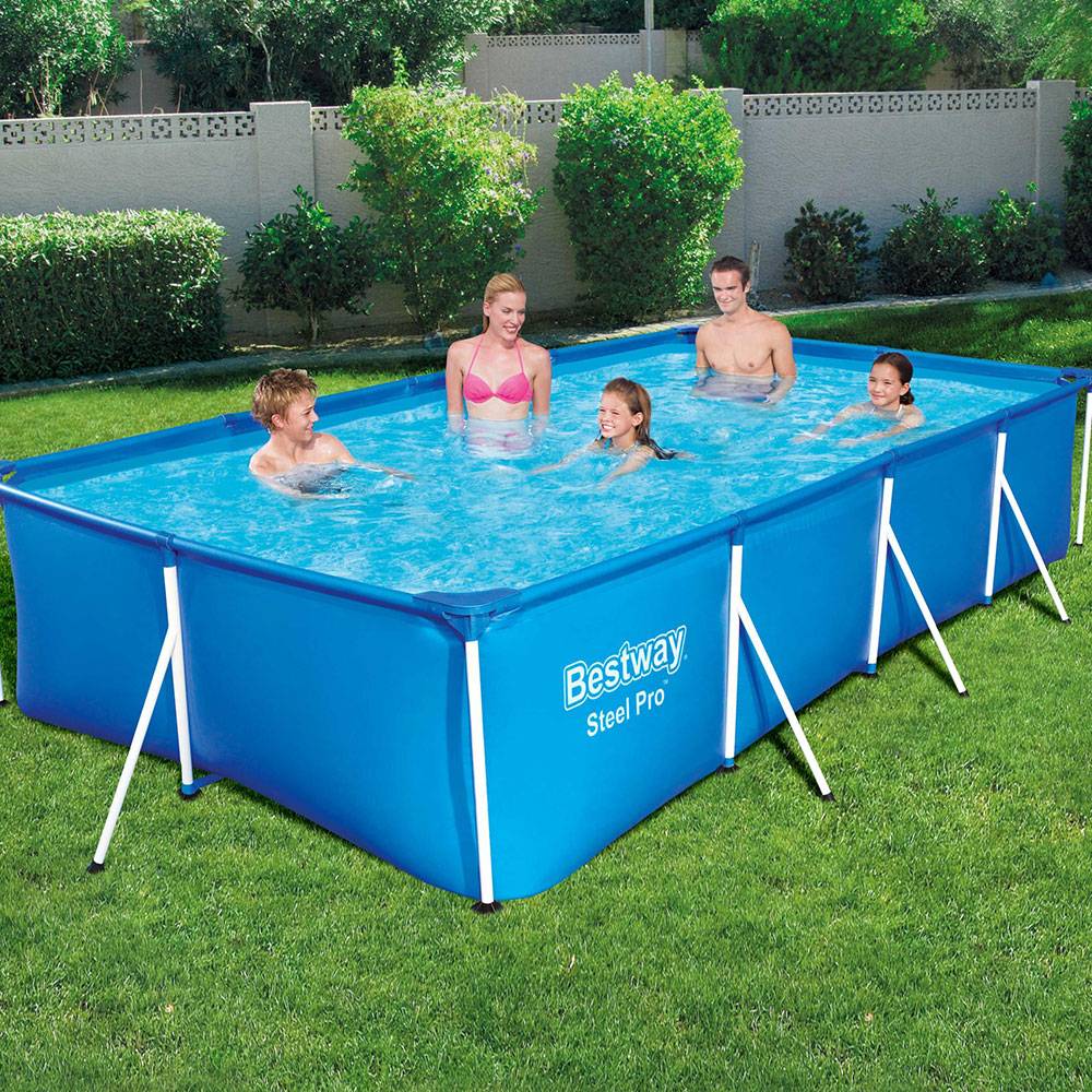 Bestway Steel Pro Rectangular Above Ground Pool - 400x211x81cm