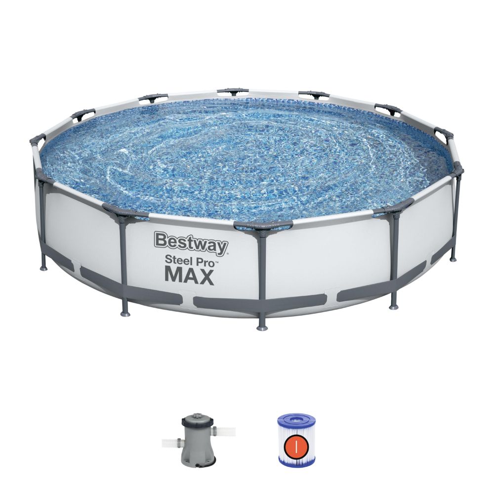 Bestway Steel Pro MAX Round Above Ground Pool Set - 366x76cm