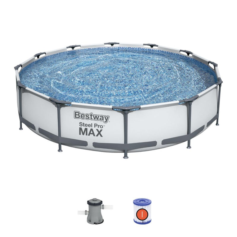 Bestway Steel Pro MAX Round Above Ground Pool Set - 366x76cm