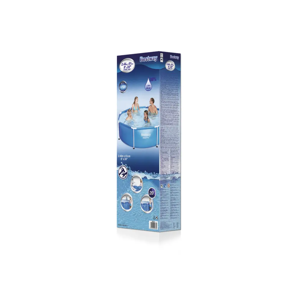 Bestway Pool Steelpro 244X61Cm