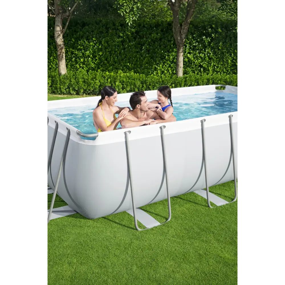Bestway Power Steel Swim Vista Frame Above Ground Pool Set - 404x201x100cm