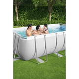 Bestway Power Steel Swim Vista Frame Above Ground Pool Set - 404x201x100cm