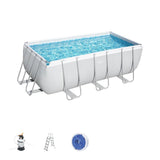 Bestway Power Steel Swim Vista Frame Above Ground Pool Set - 412x201x122cm