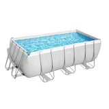 Bestway Power Steel Swim Vista Frame Above Ground Pool Set - 412x201x122cm
