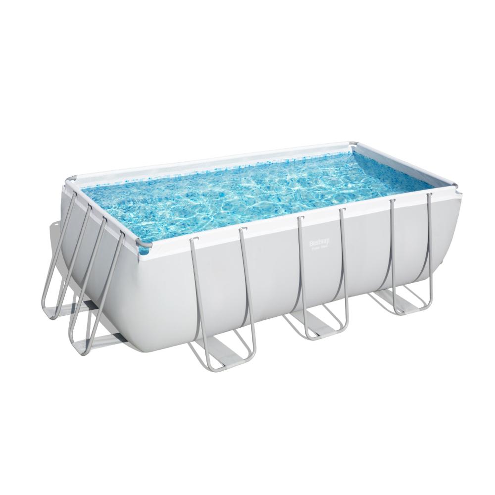 Bestway Power Steel Swim Vista Frame Above Ground Pool Set - 412x201x122cm
